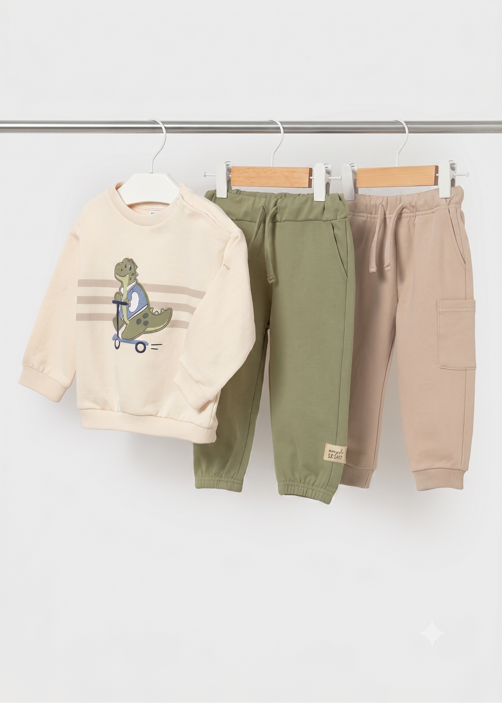 Chandal 3 piezas dinosaurio bebé