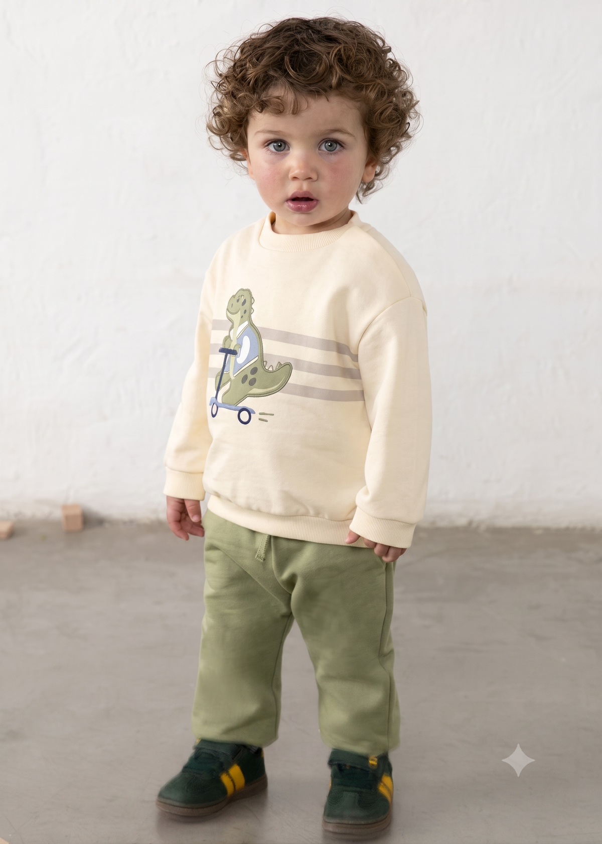 Chandal 3 piezas dinosaurio bebé