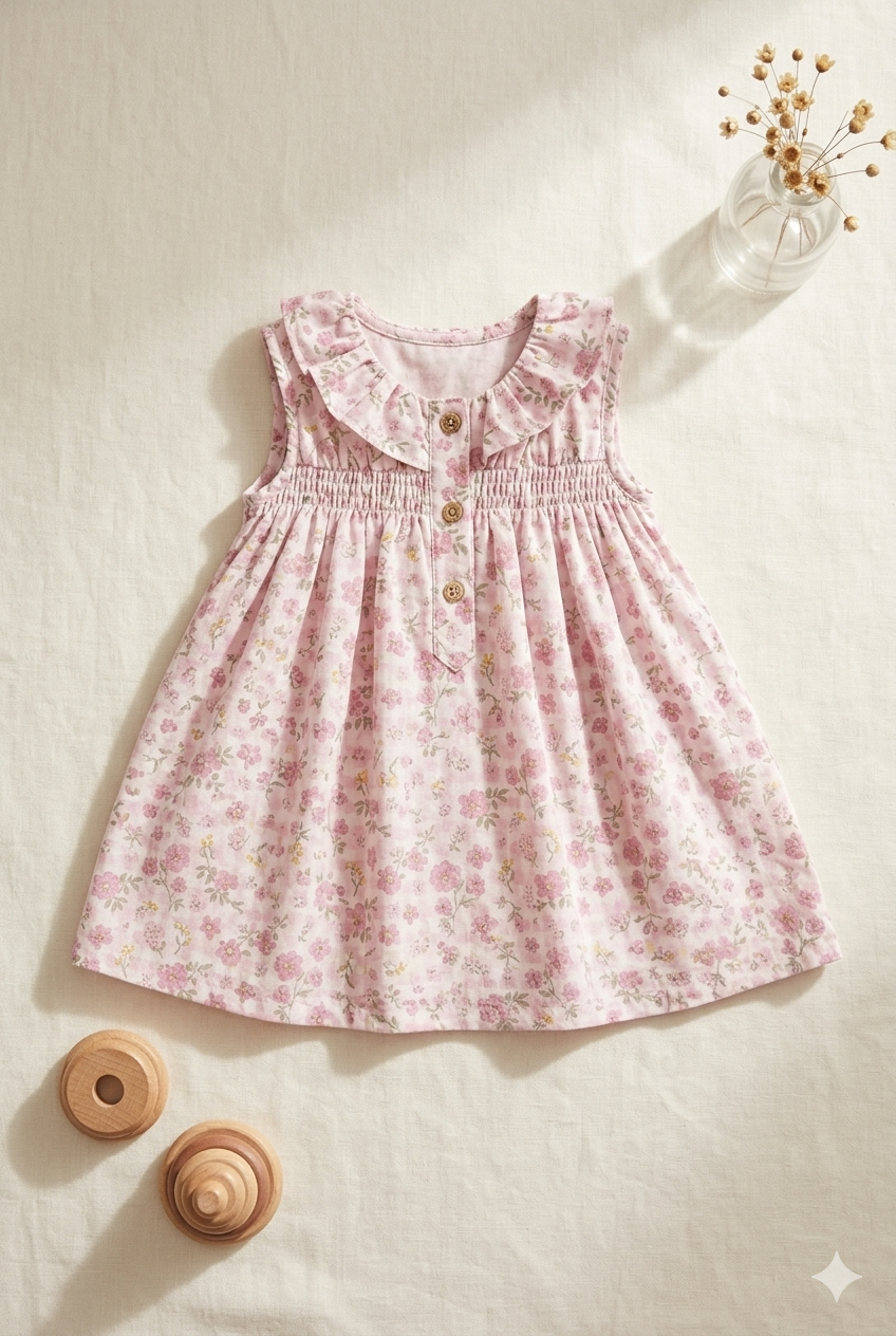 Vestido bebé estampado