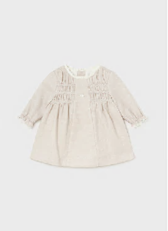 Vestido Bebé Nido De Abeja