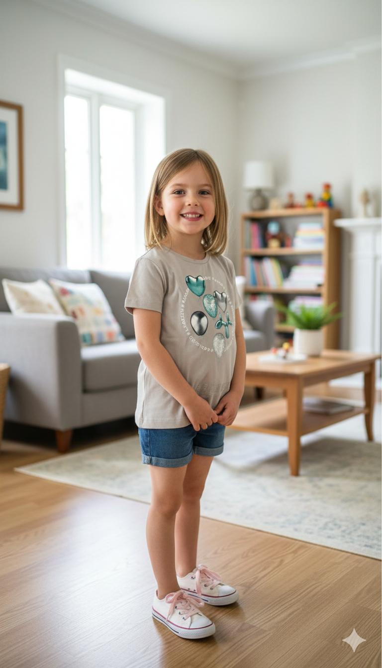 Camiseta Manga Corta Niña
