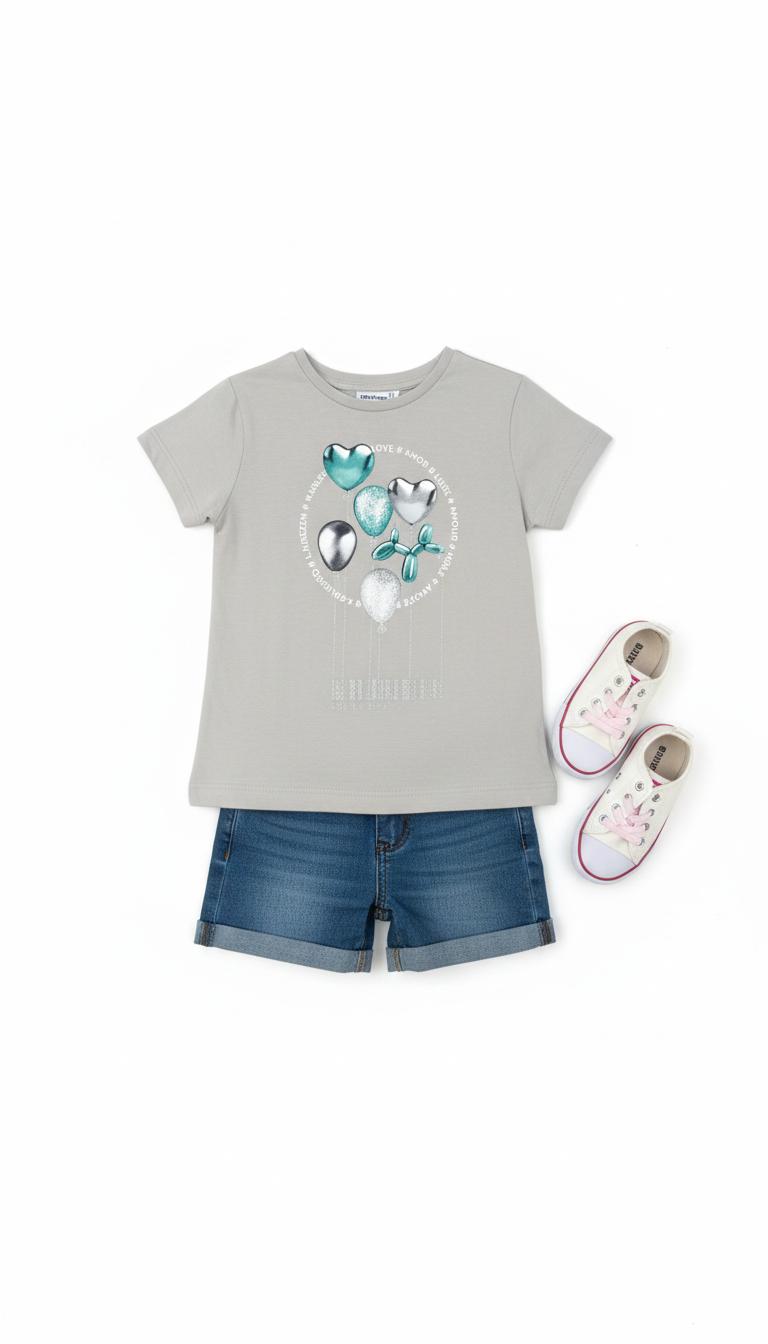 Camiseta Manga Corta Niña