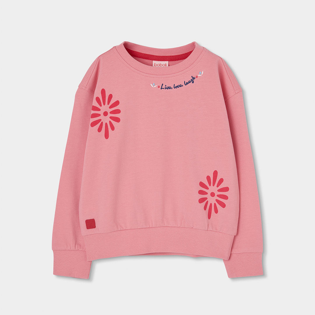 Sudadera felpa de niña
