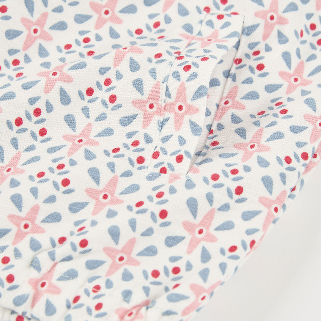 Chaqueta felpa estrellas de niña