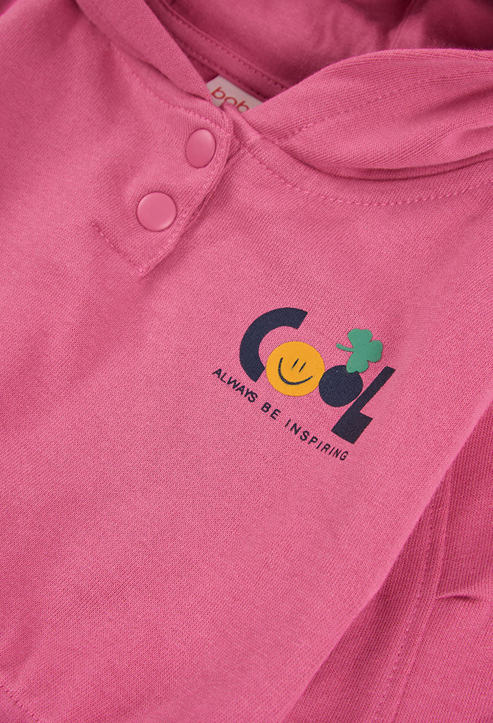 Sudadera felpa con capucha de niña