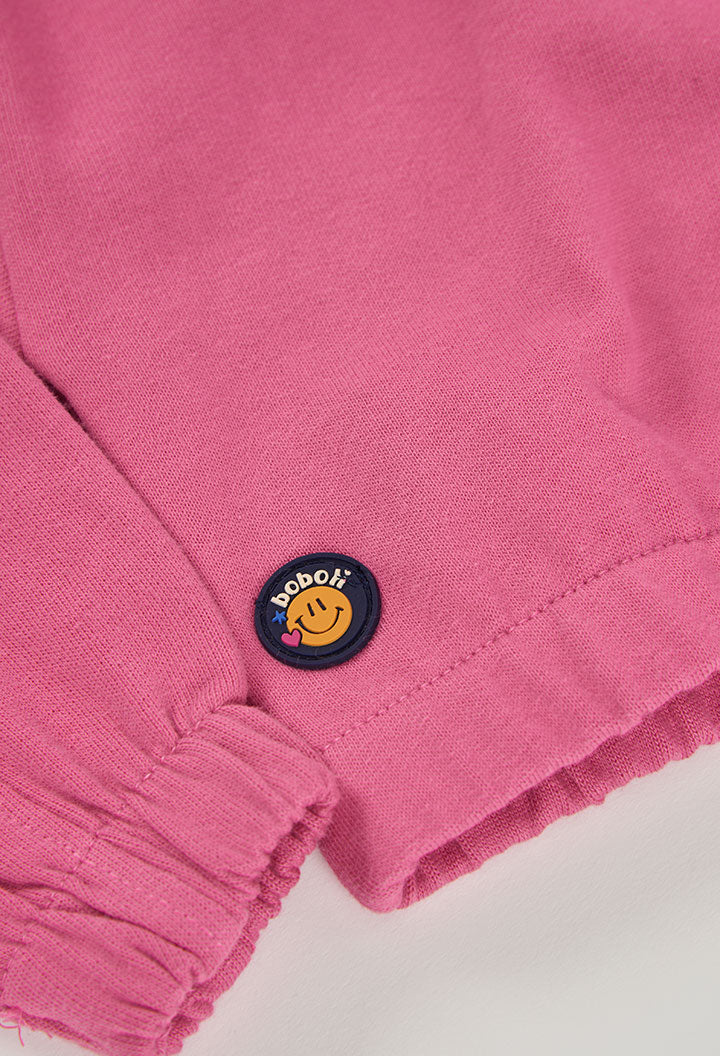 Sudadera felpa con capucha de niña