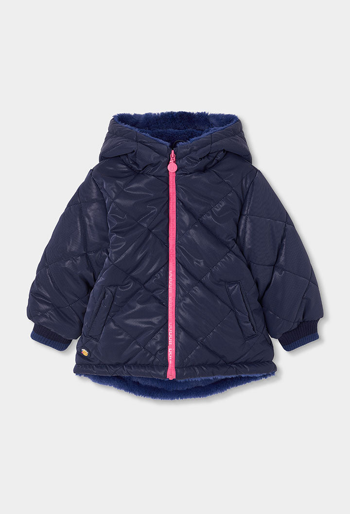 Parka tejido técnico de niña