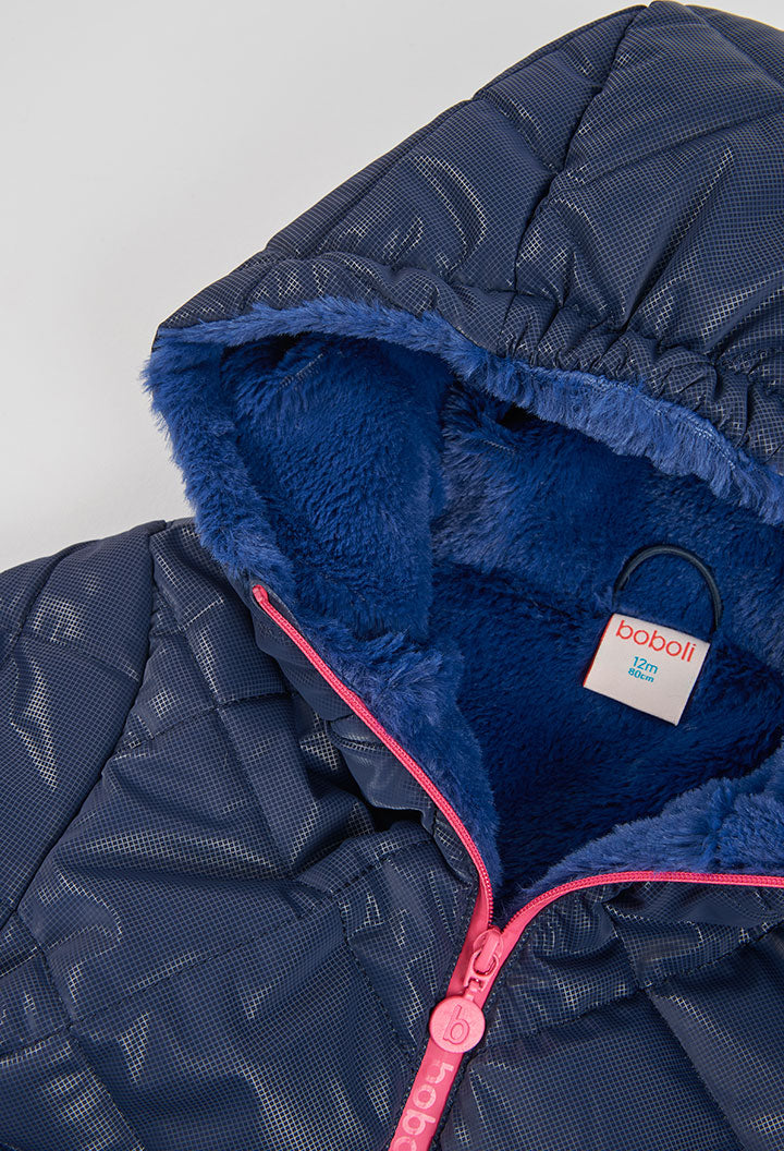 Parka tejido técnico de niña