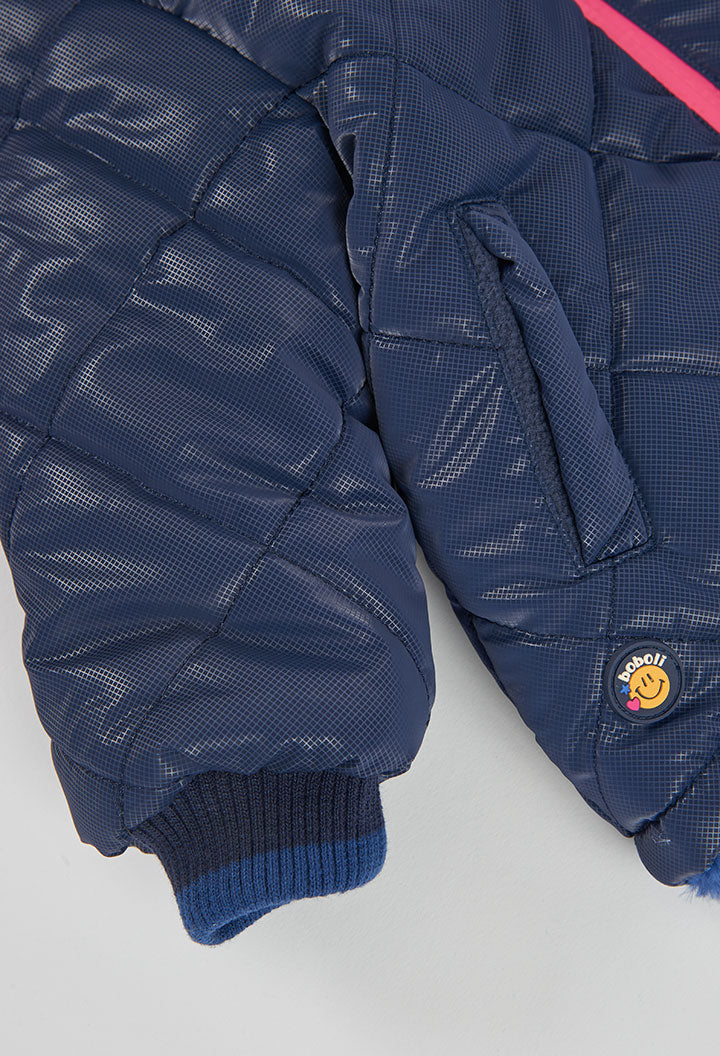 Parka tejido técnico de niña