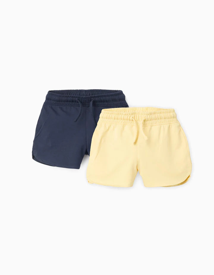 Pack 2 Shorts algodón niña