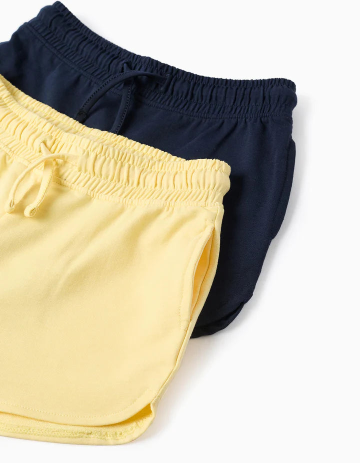 Pack 2 Shorts algodón niña