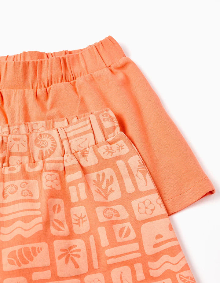 Pack 2 Shorts algodón niña