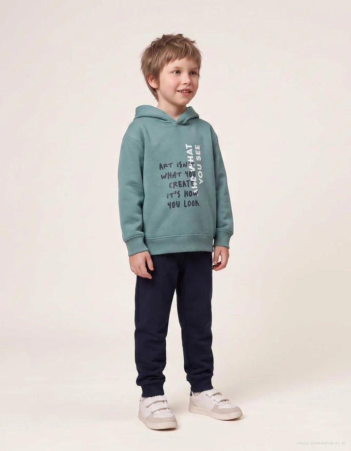 Conjunto de sudadera y pantalón, niño.