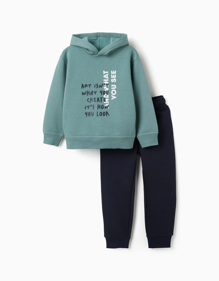 Conjunto de sudadera y pantalón, niño.