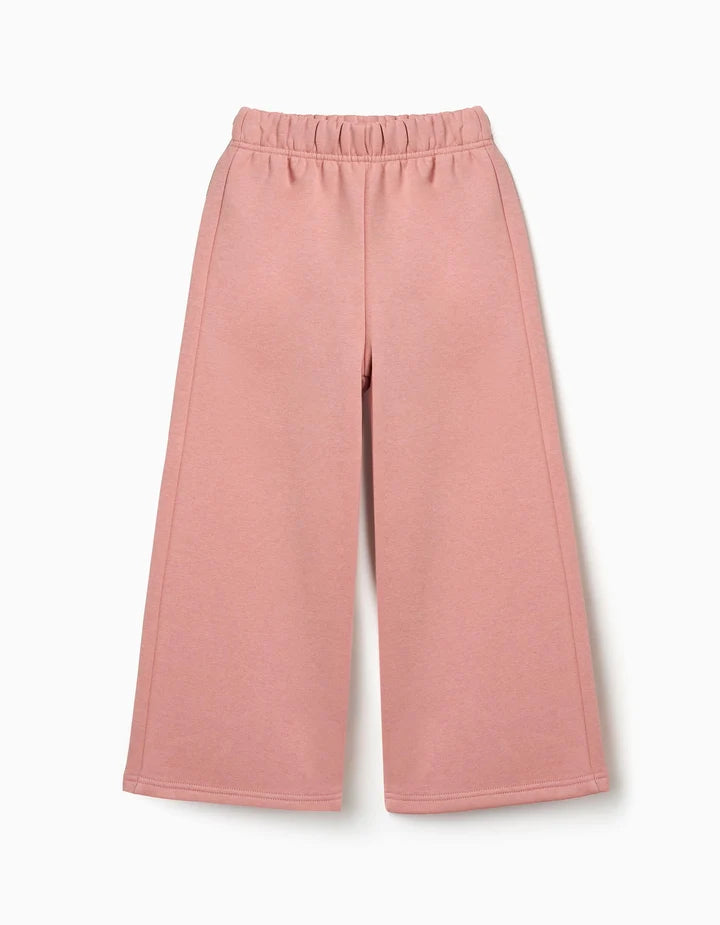 Pantalón de punto de pierna ancha niña
