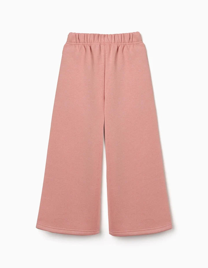 Pantalón de punto de pierna ancha niña