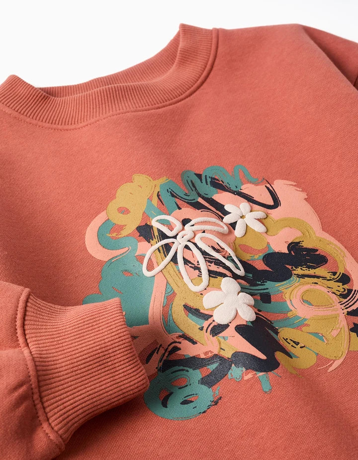 Sudadera de manga larga niña