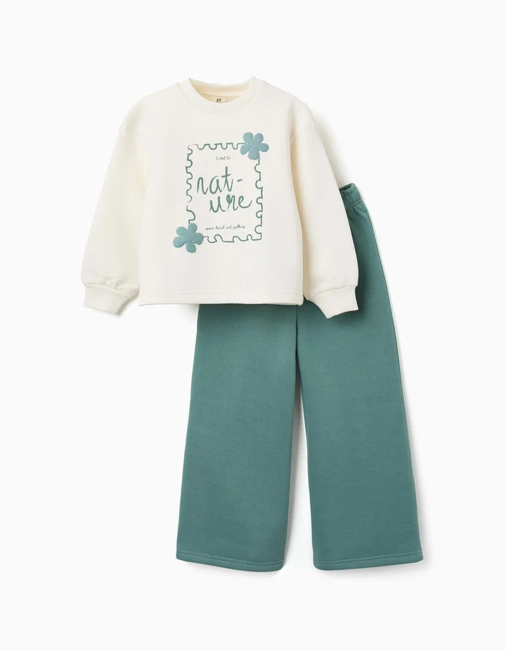 Conjunto deportivo de felpa niña