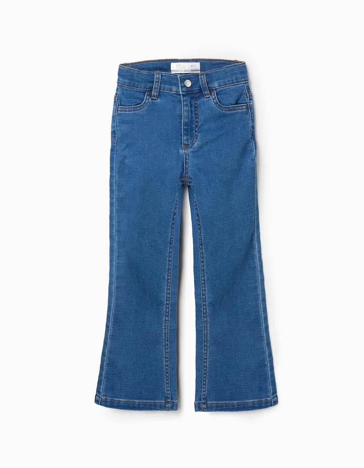Pantalón vaquero de punto niña