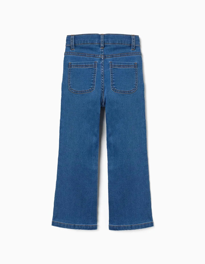 Pantalón vaquero de punto niña