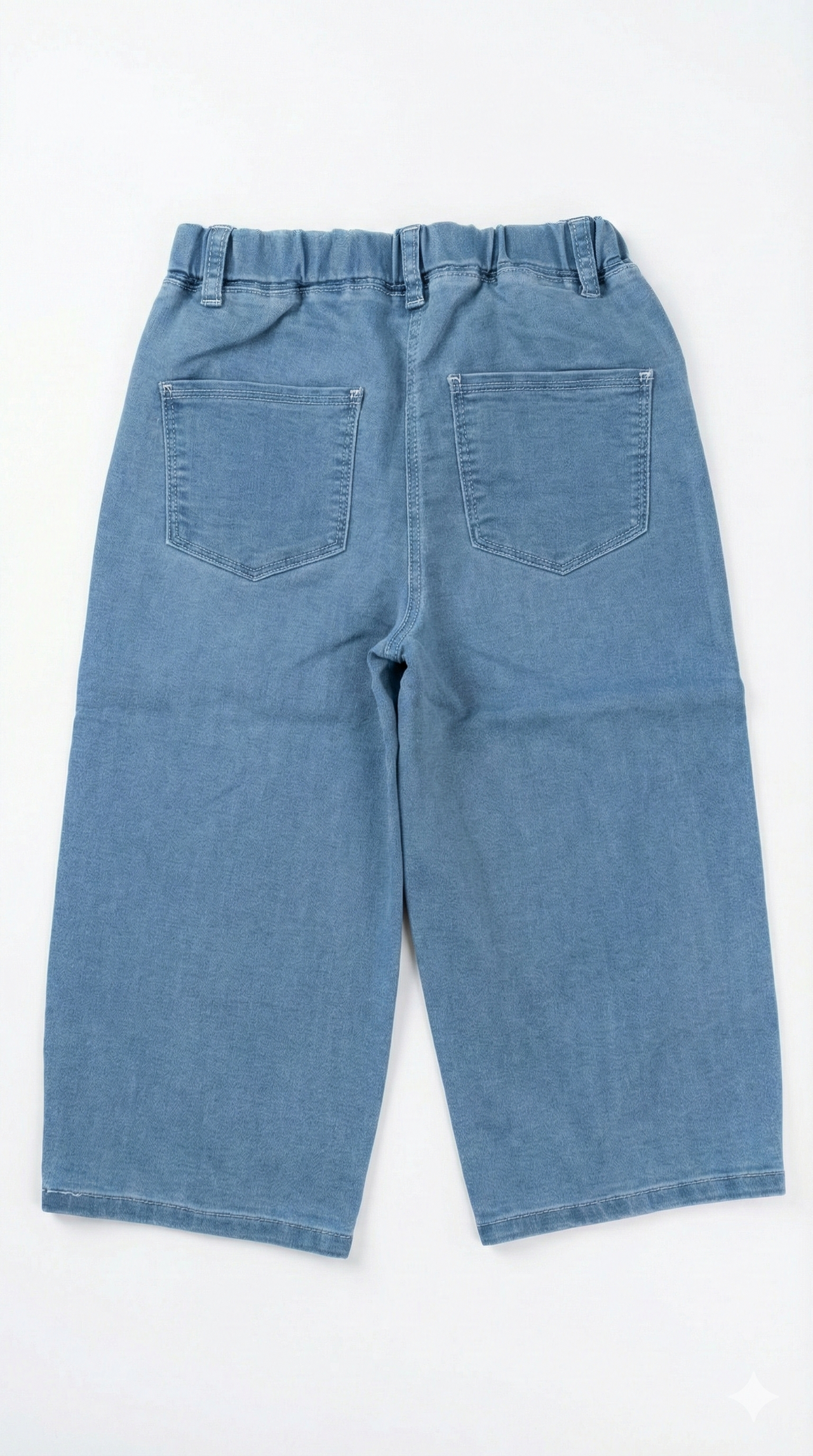 Pantalón denim punto de niña