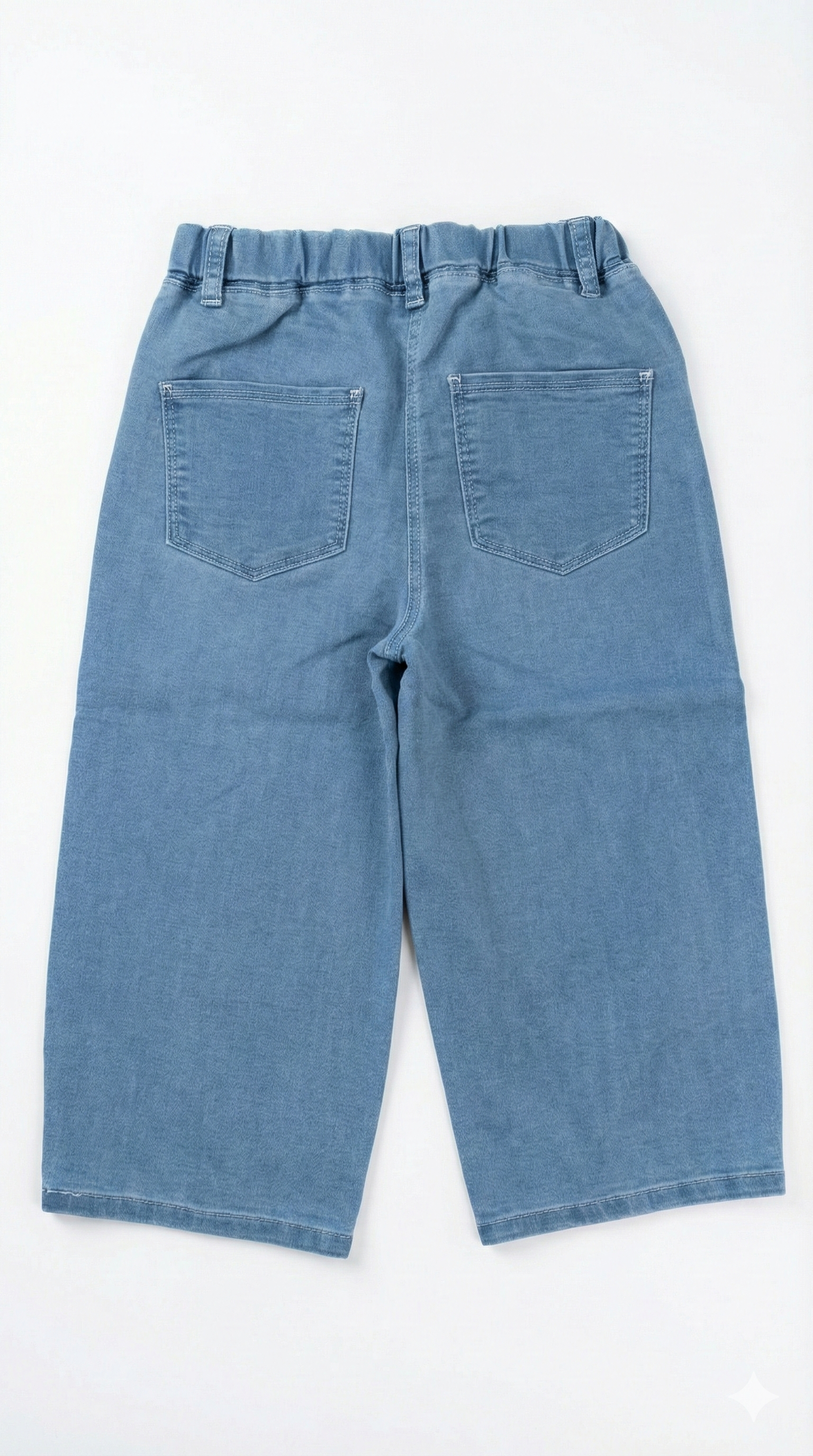 Pantalón denim punto de niña