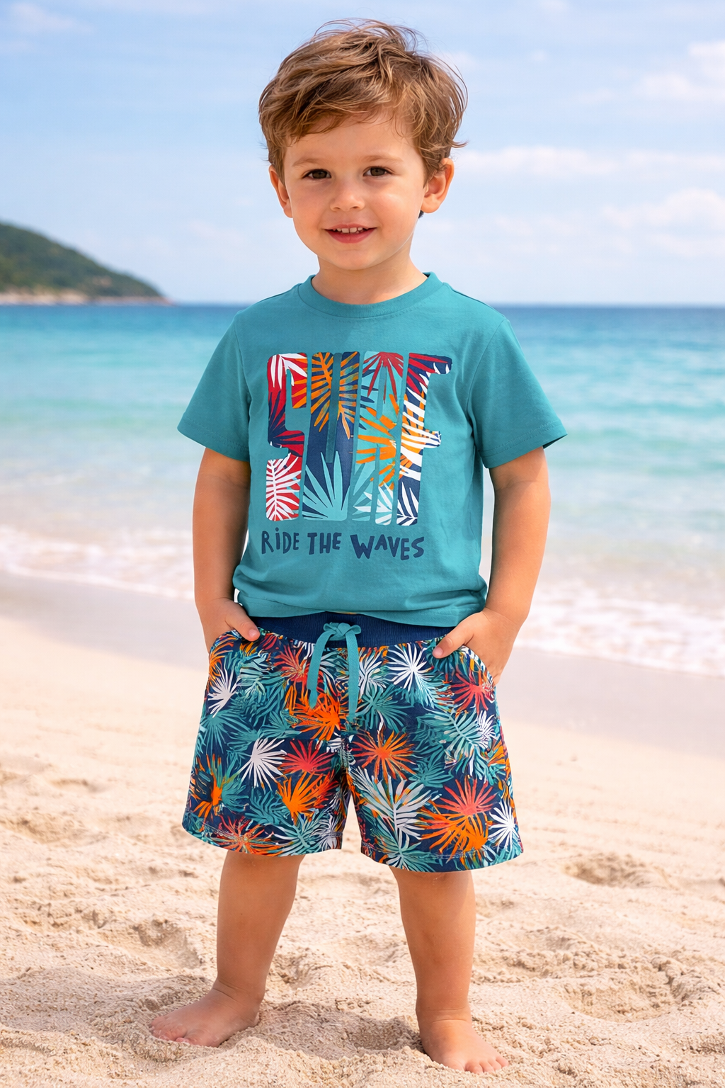 Bermudas Felpa De Bebé Niño
