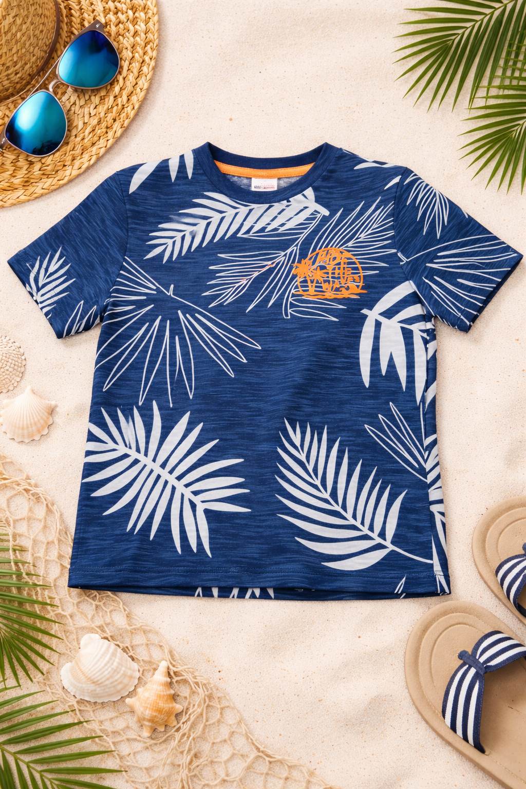 Camiseta Punto Flamé De Niño