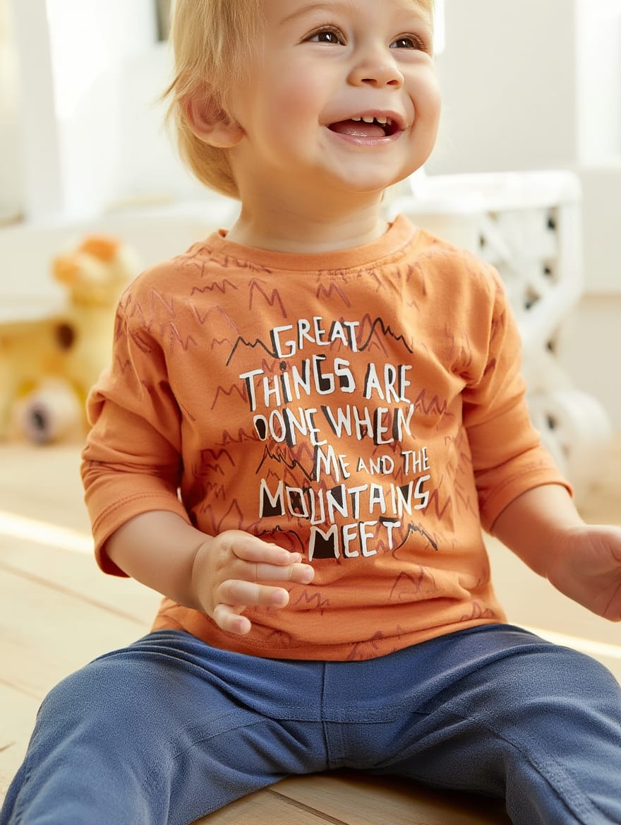 Camiseta Manga Larga Niño Great Thinks