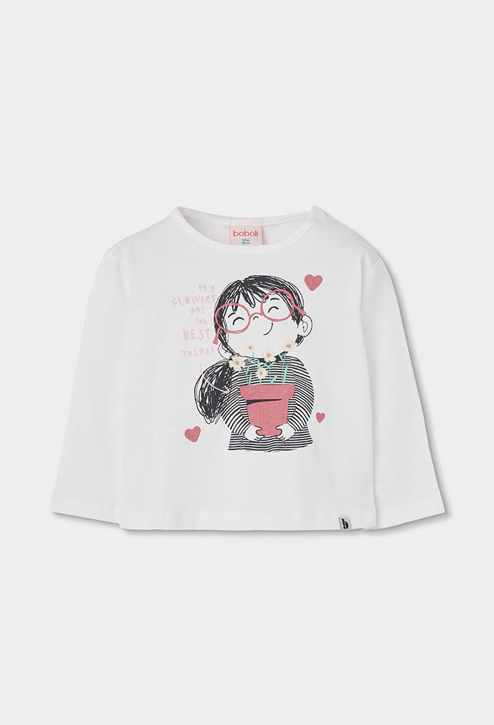 Camiseta punto de niña
