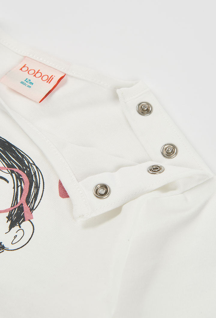 Camiseta punto de niña