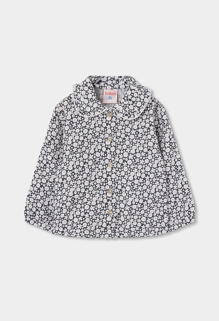 Blusa muselina flores de niña