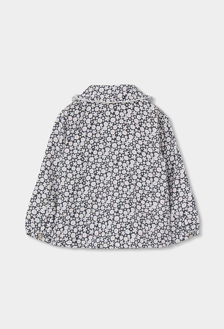 Blusa muselina flores de niña