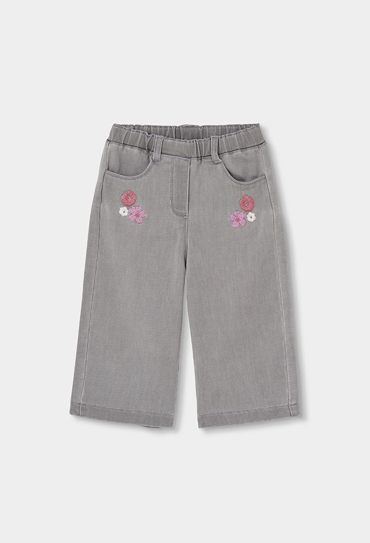 Pantalón denim punto de niña