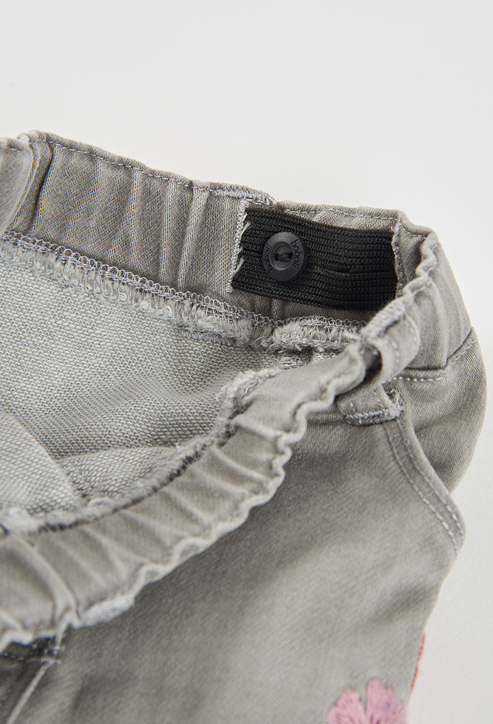 Pantalón denim punto de niña