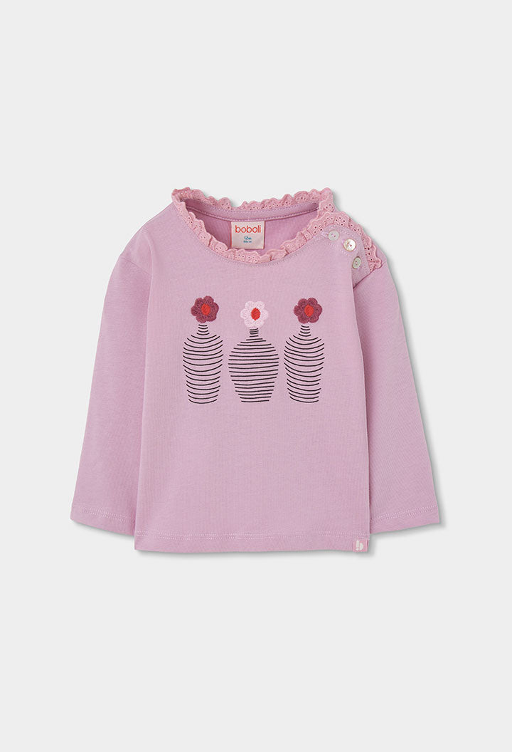 Camiseta punto de niña