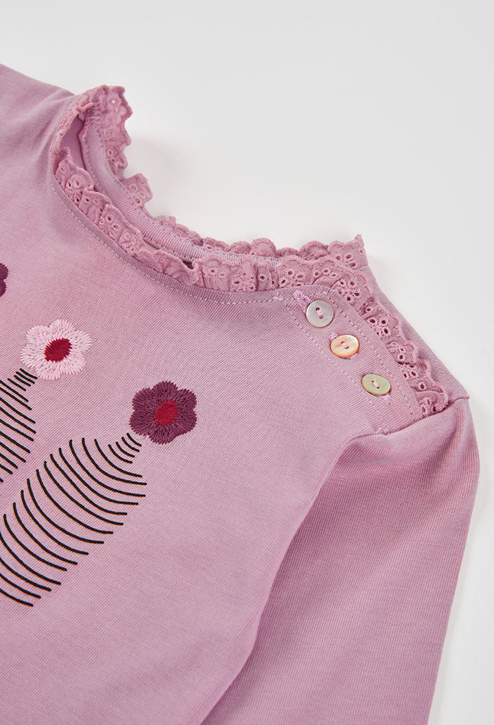 Camiseta punto de niña