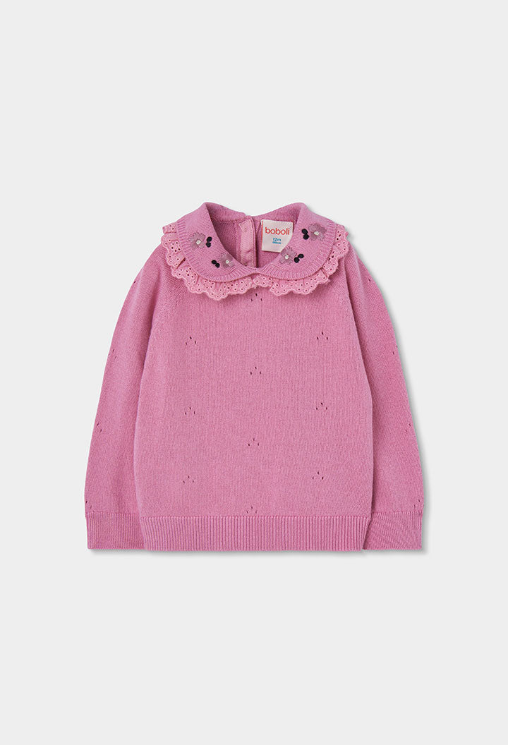Jersey tricotosa de niña