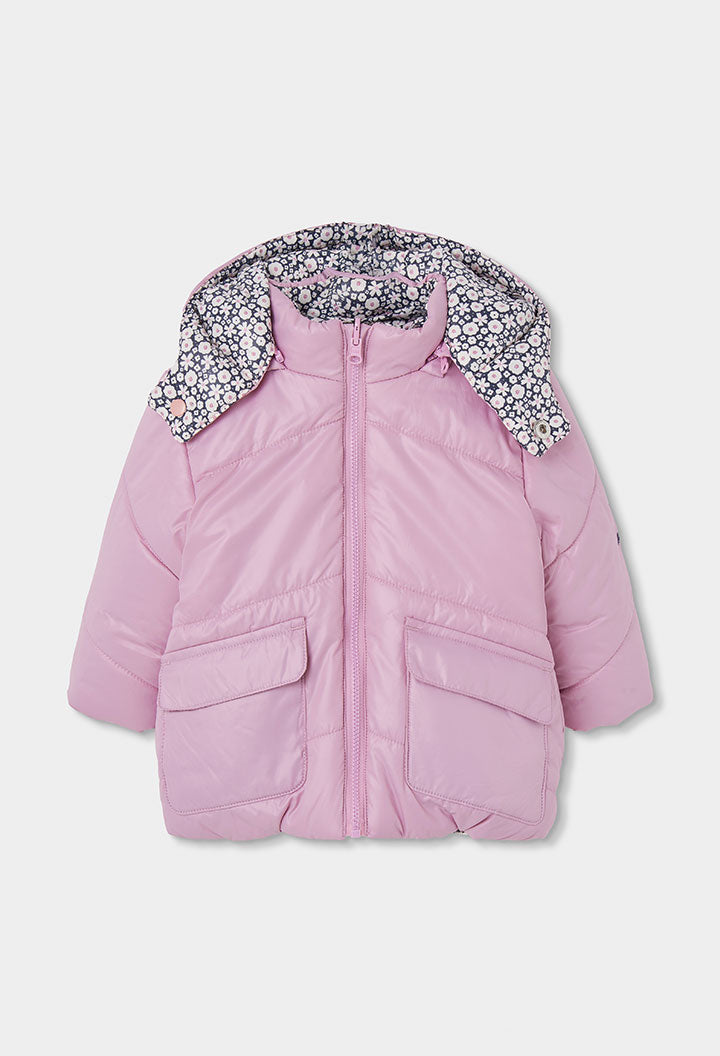 Parka reversible tejido técnico de niña