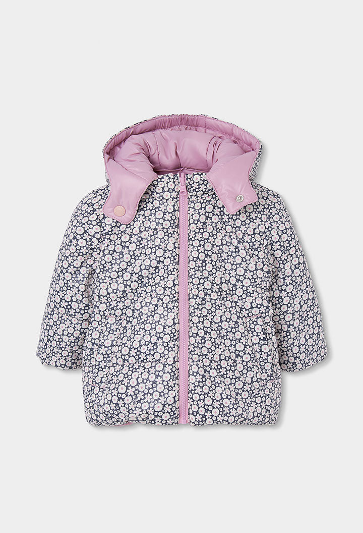 Parka reversible tejido técnico de niña