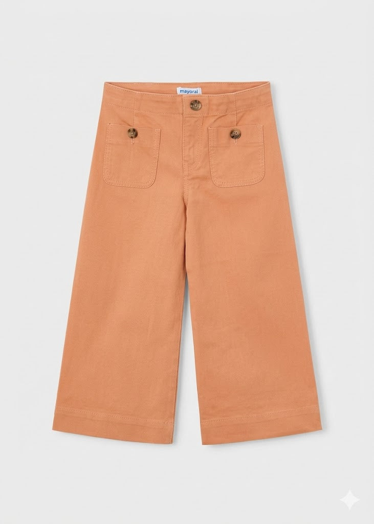 Pantalon largo sarga