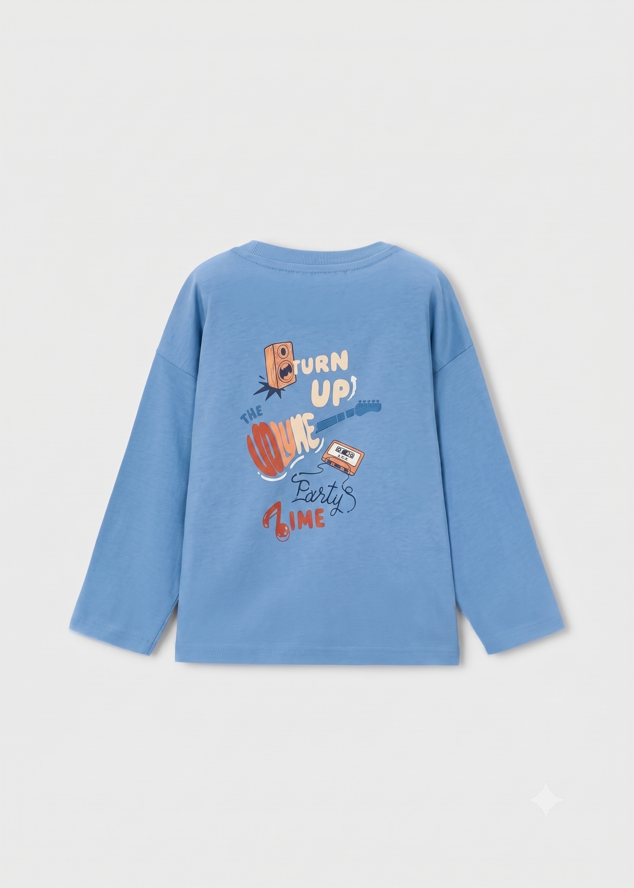 Camiseta de manga larga sube el volumen niño