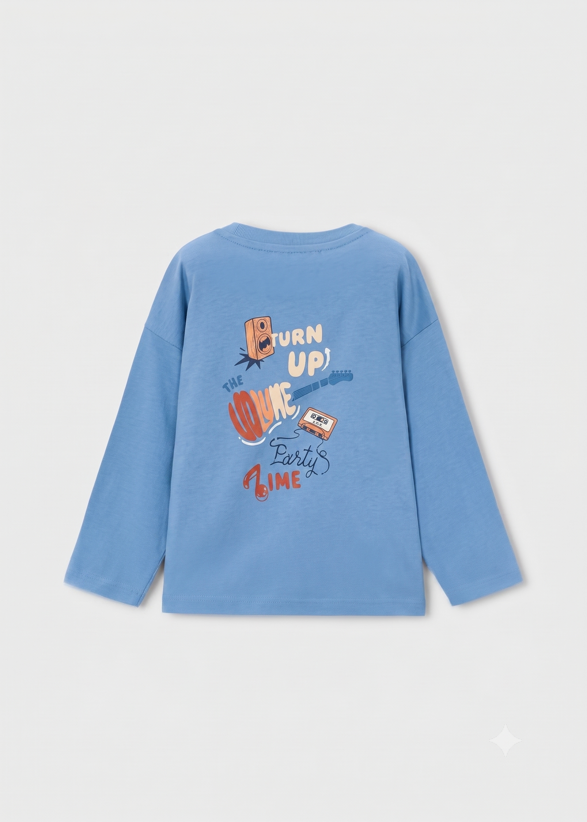 Camiseta de manga larga sube el volumen niño
