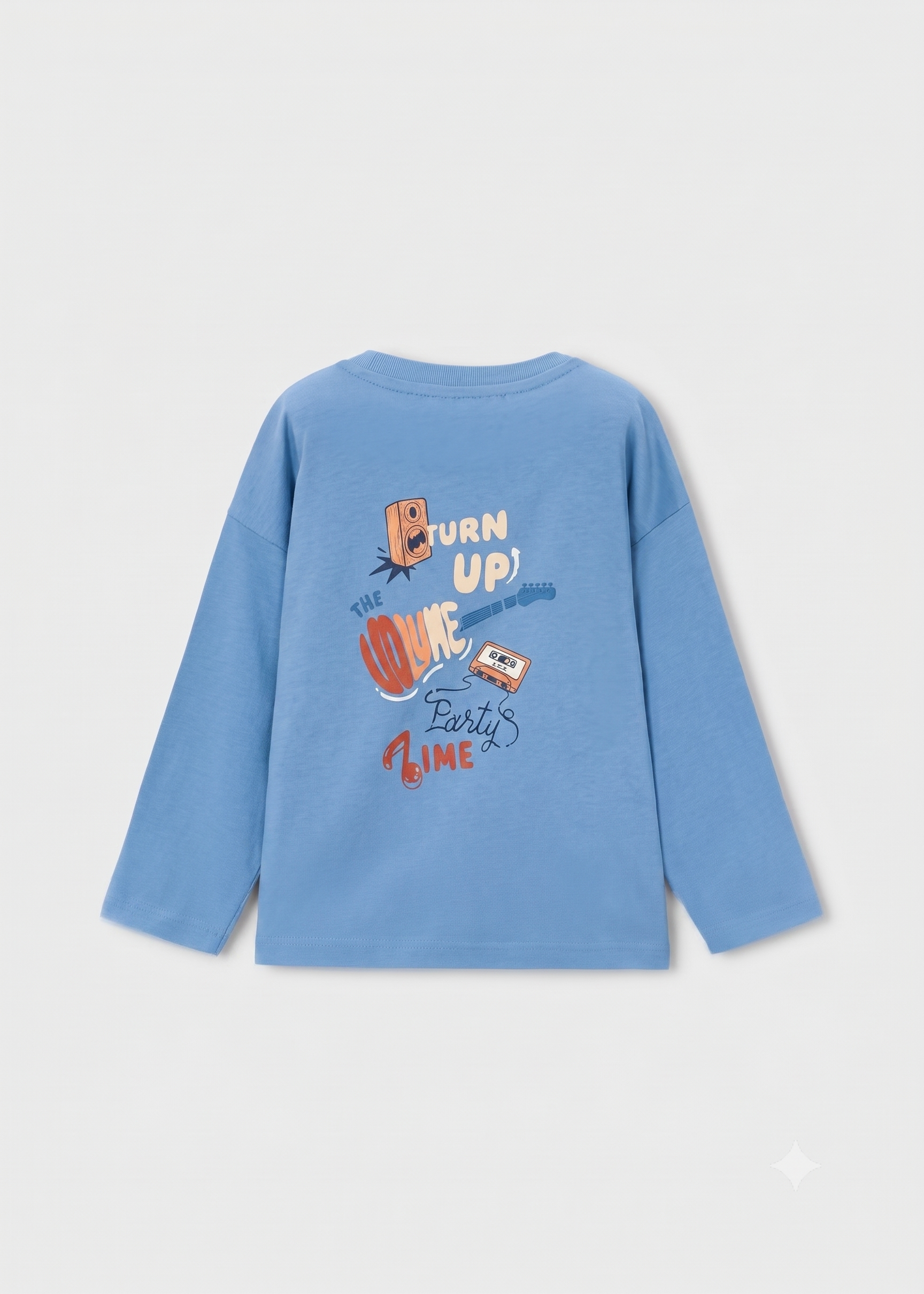 Camiseta de manga larga sube el volumen niño