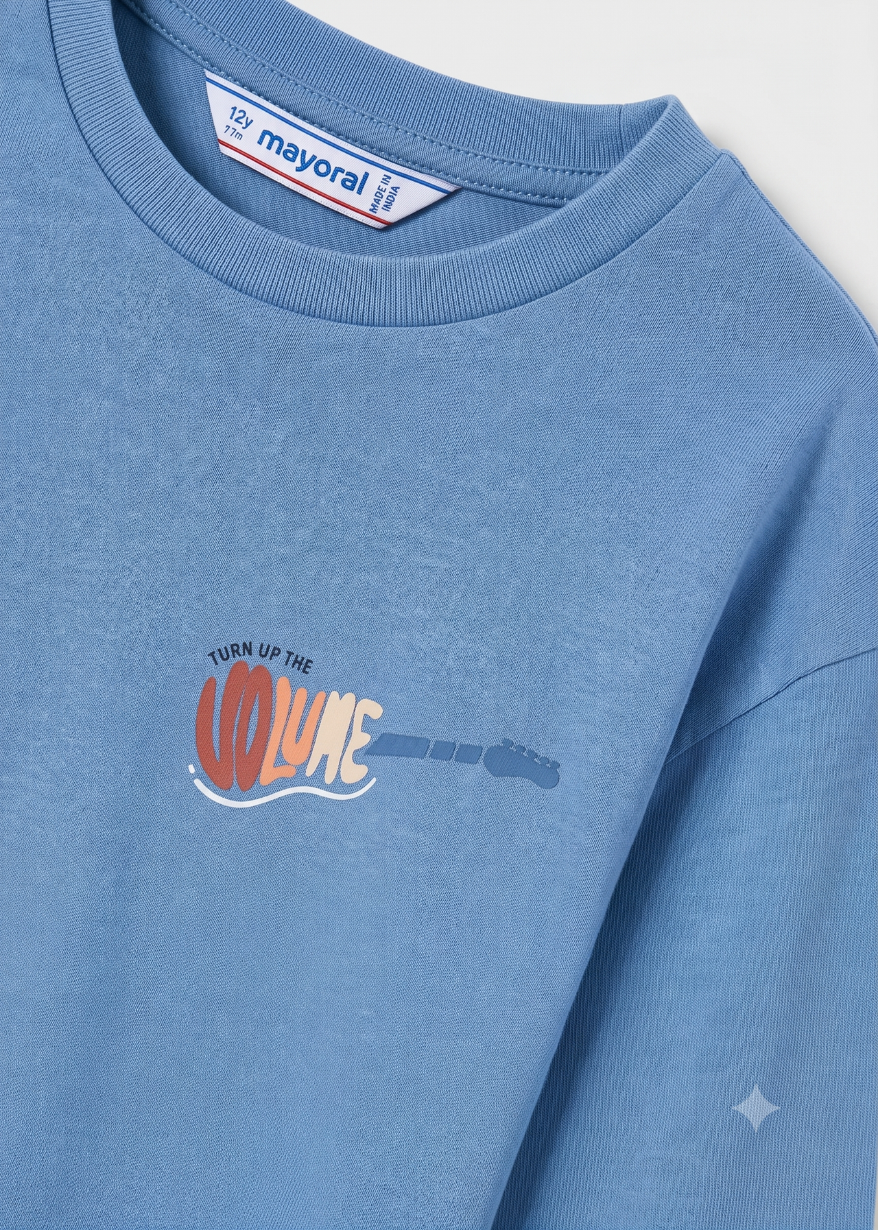 Camiseta de manga larga sube el volumen niño