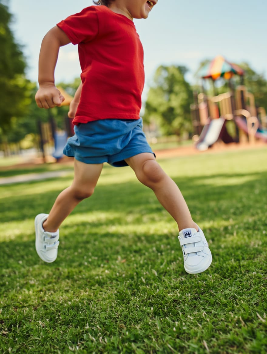 Zapatilla Colegial Con Velcro Unisex
