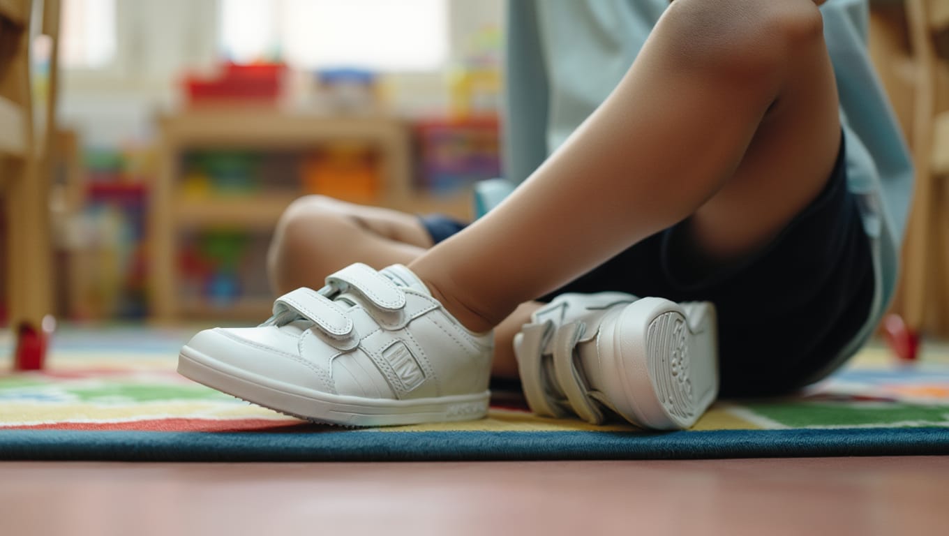 Zapatilla Colegial Con Velcro Unisex