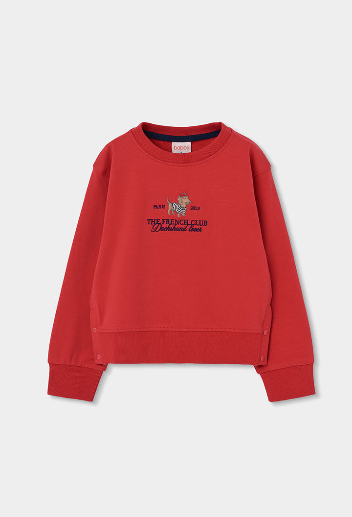 Sudadera felpa de niña