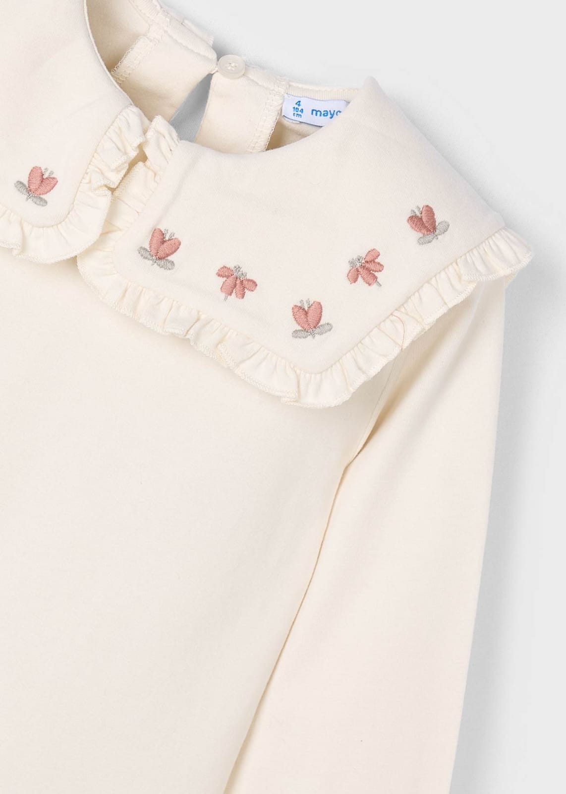 Blusa Punto Cuello Volantes