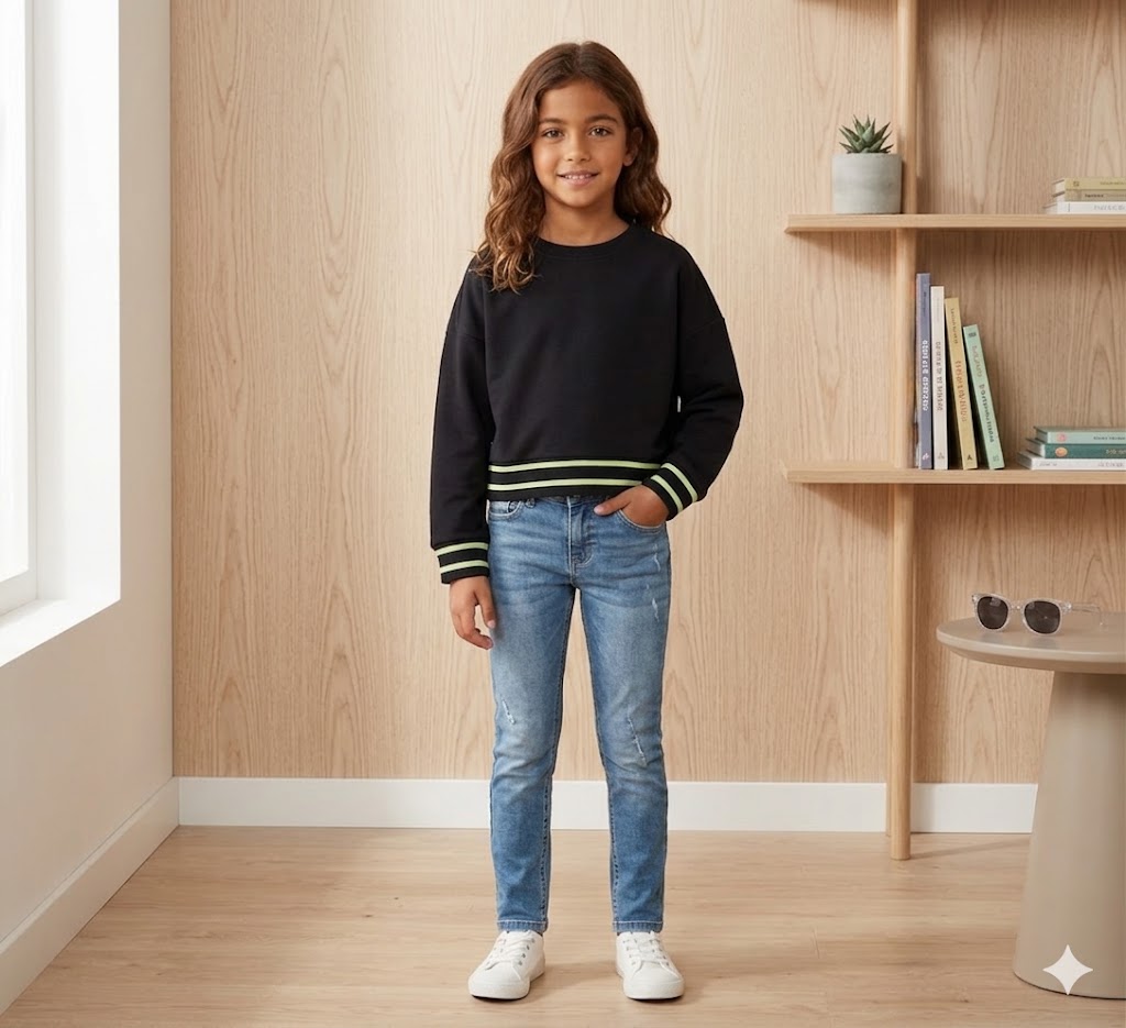 Sudadera felpa de niña